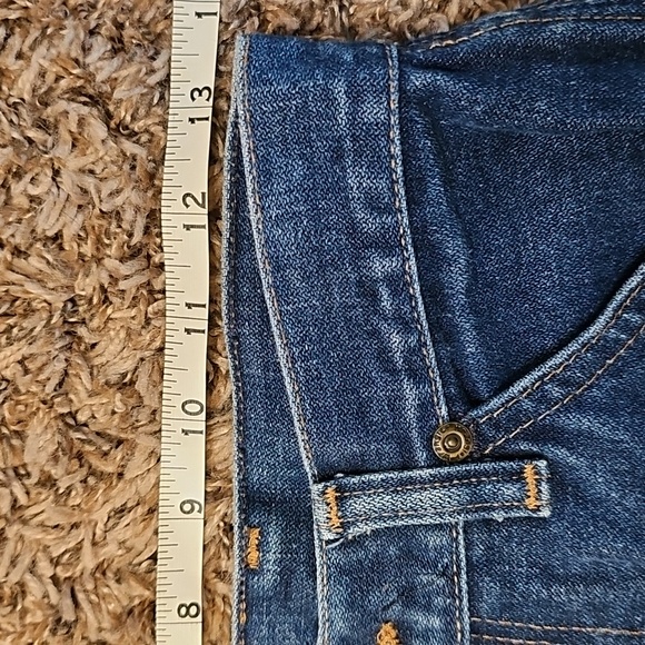 90s Vintage Wrangler Misses Regular Fit Dark Wash Denim Jeans Size 10 27x31 - Picture 5 of 7